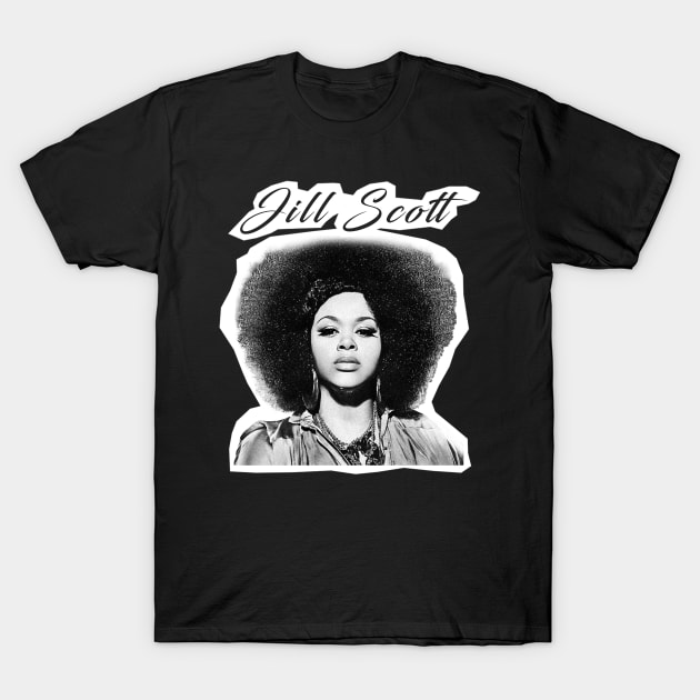 Jill Scott T-Shirt by KIJANGKIJANGAN